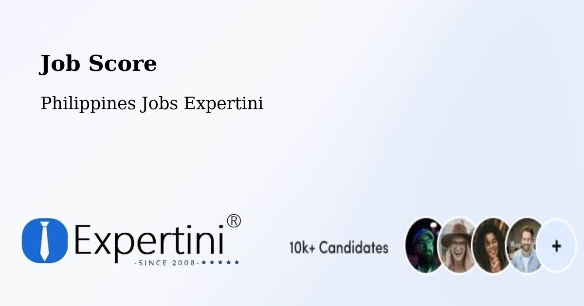 Job Score & Job Description Score Tool – Bugko - Philippines Jobs Expertini