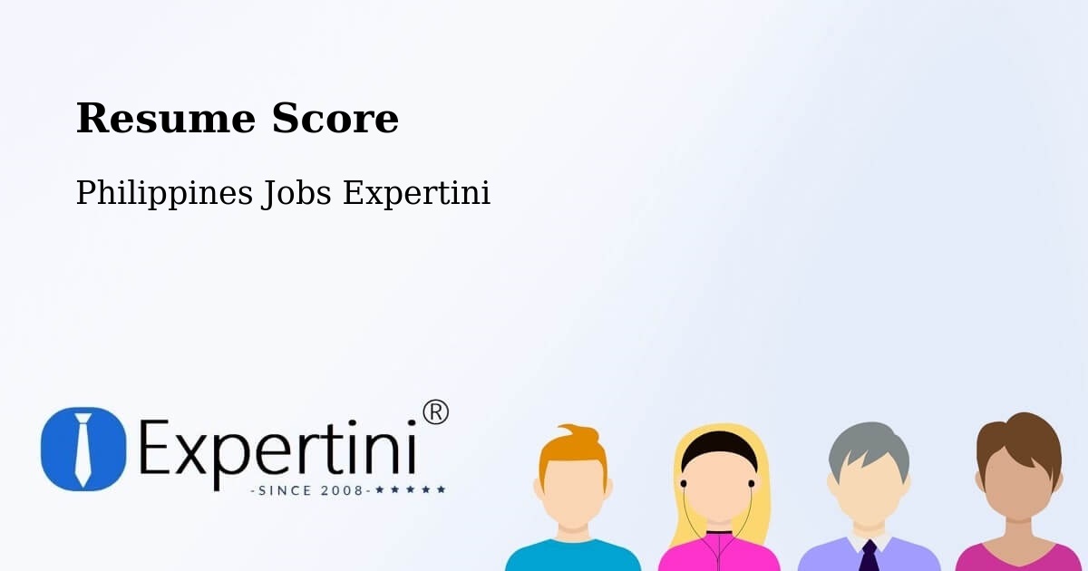 Resume Score & Job Description Match Tool – Bugko - Philippines Jobs Expertini