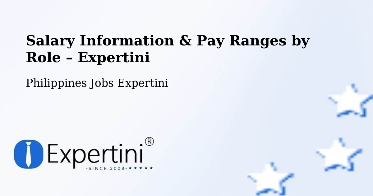 Salary Information & Pay Ranges – Bugko - Bugko, Philippines Jobs Expertini